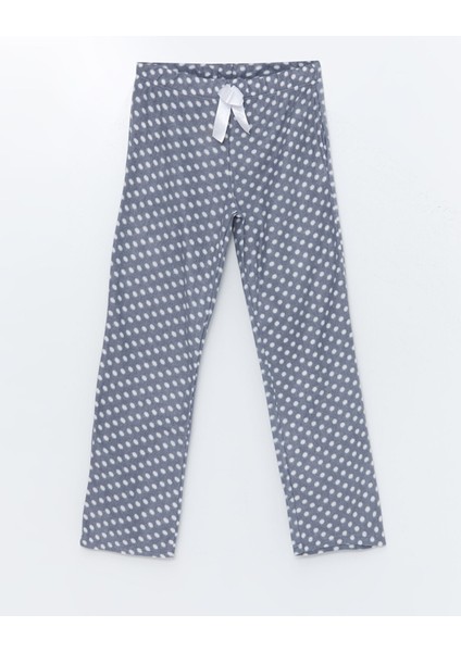 Yeni Sezon Beli Lastikli Puantiyeli Kadın Polar Pijama Altı indirimleri