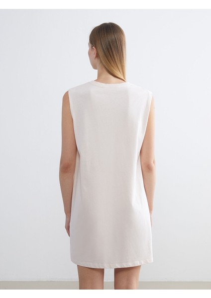 Yeni Sezon Bisiklet Yaka Baskılı Kadın Gecelik indirimleri