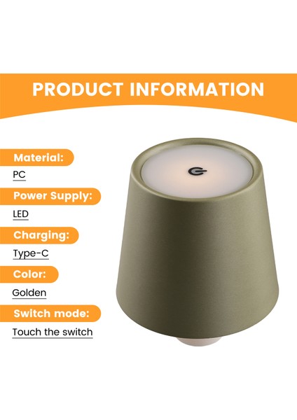Kablosuz Şişe Lambası, Hafif Dokunmatik Taşınabilir Kablosuz Masa Lambası, 3 Renk Adımsız Püskürtme Şarap Şişesi Dekoratif Işıklar (Yurt Dışından) indirimleri