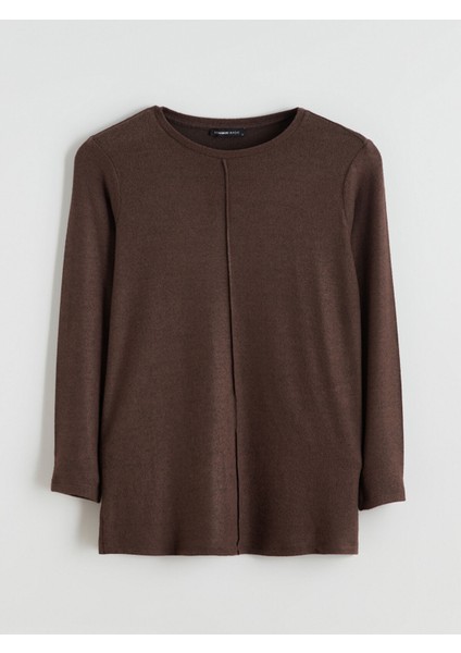 Yeni Sezon Bisiklet Yaka Kadın Tişört