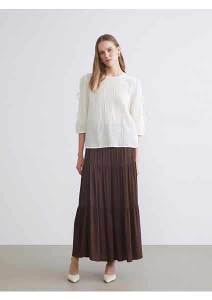 Yeni Sezon Bisiklet Yaka Dokulu Bluz fiyatları