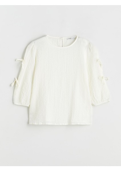 Yeni Sezon Bisiklet Yaka Dokulu Bluz indirimleri