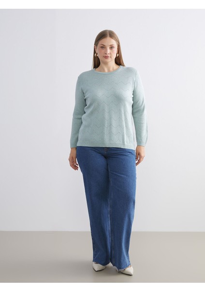 Yeni Sezon Bisiklet Yaka Çizgili Kadın Triko Kazak fırsatları