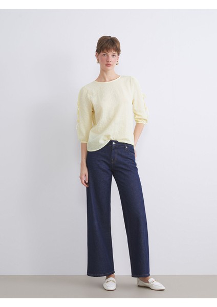 Yeni Sezon Bisiklet Yaka Dokulu Bluz fiyatları