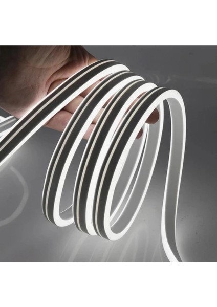 220 Volt Neon LED Tak Çalıştır 6X12MM Esnek Hortum LED Suya Dayanıklı Şerit Aydınlatma