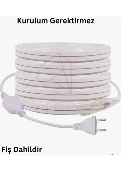 220 Volt Neon LED Tak Çalıştır 6X12MM Esnek Hortum LED Suya Dayanıklı Şerit Aydınlatma modelleri