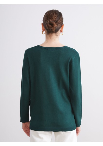 Yeni Sezon Bisiklet Yaka Kadın Triko Kazak fırsatları