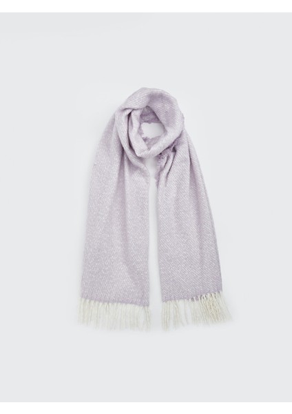 Yeni Sezon Düz Püsküllü Kadın Atkı