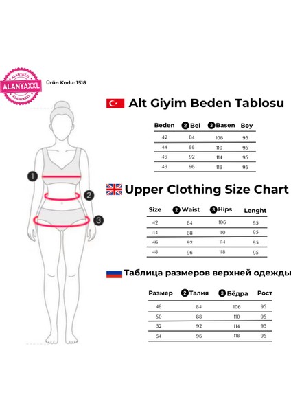 Kadın Büyük Beden Siyah Boru Paça Yüksek Bel Toparlayıcı Pantolon