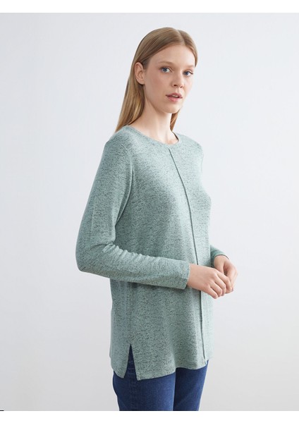 Yeni Sezon Bisiklet Yaka Kadın Tişört