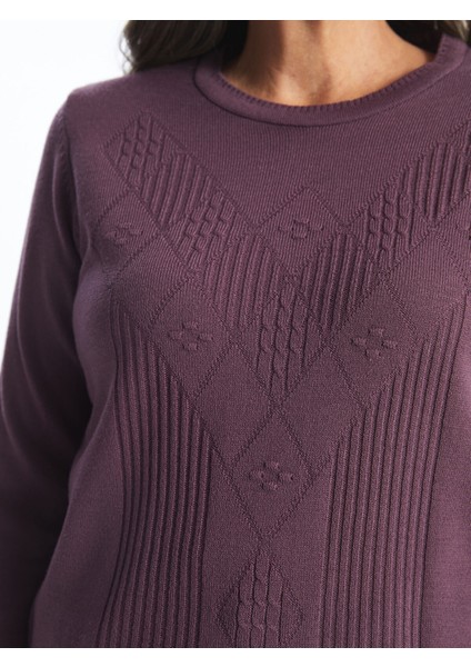 Yeni Sezon Bisiklet Yaka Dokulu Kadın Triko Kazak fırsatları