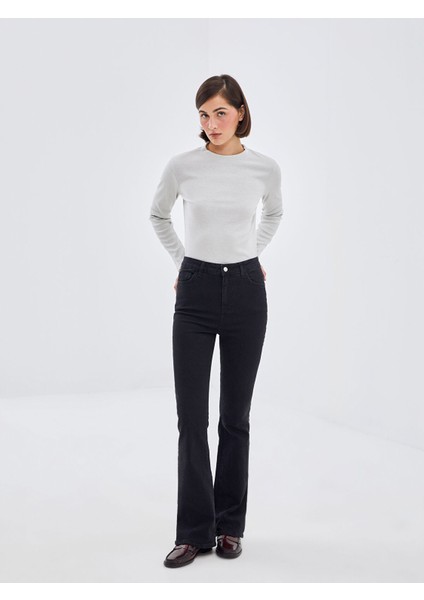 Yeni Sezon Mars Flare Kadın Jean Pantolon