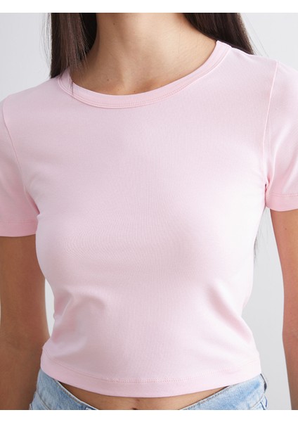 Yeni Sezon Bisiklet Yaka Kadın Crop 2'li fırsatları