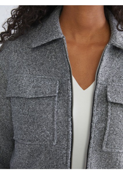 Yeni Sezon Gömlek Yaka Kadın Kaşe Kaban modelleri