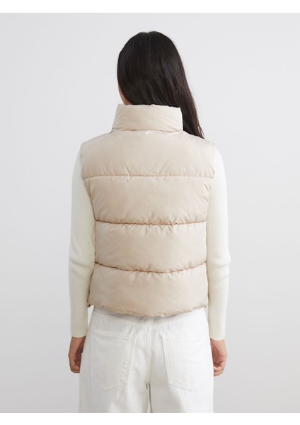 Yeni Sezon Dik Yaka Kadın Şişme Yelek indirimleri