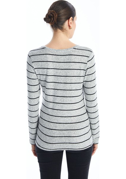 Yeni Sezon Bisiklet Yaka Çizgili Kadın Tişört indirimleri