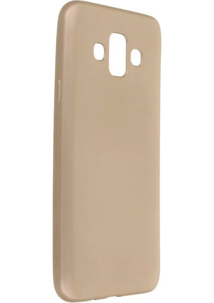 Bfs Samsung Galaxy J7 Duo Kılıf First Silikon - Gold