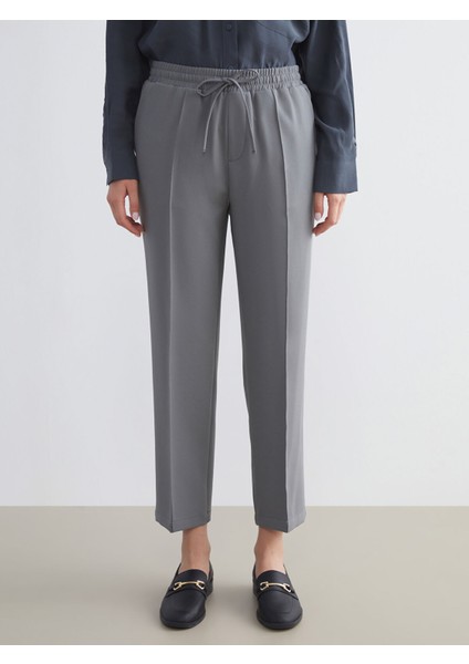 Yeni Sezon Beli Lastikli Poplin Kadın Pantolon fiyatları