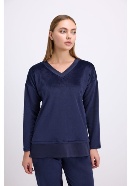 11573 Bayan Pijama Takım -Laciv - -- L