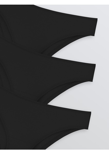 Yeni Sezon Büyük Beden Brazilian Külot 3'lü modelleri