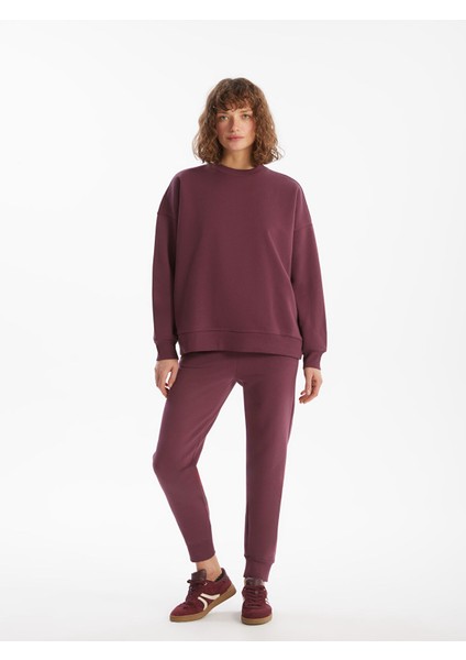 Yeni Sezon Bisiklet Yaka Oversize Kadın Kalın Sweatshirt fiyatları