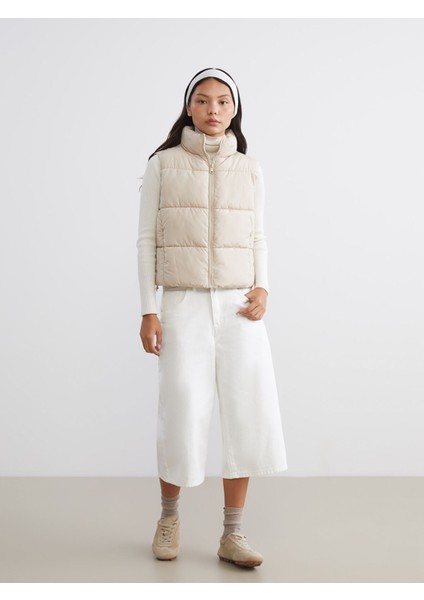 Yeni Sezon Dik Yaka Kadın Şişme Yelek fiyatları