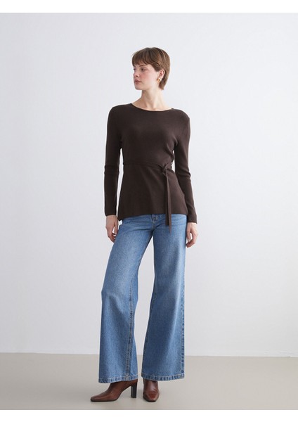 Yeni Sezon Bisiklet Yaka Kadın Triko Kazak fırsatları