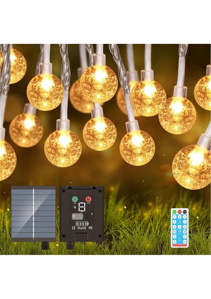 Güneş Dize Işıkları 39.3ft 100 Led&#39;ler IP65 Su Geçirmez Güneş Dize Işıkları Bahçe Yard Sundurma Ağacı Parti Dekoru (Yurt Dışından) fırsatları