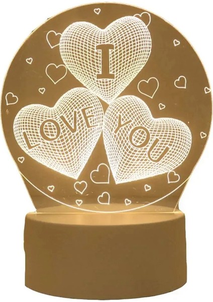 Gece Işık Akrilik Yatak Odası Başucu LED Masa Lambası Tatil Etkinlik Hediye Sistemi Hediyeleri (Yurt Dışından)