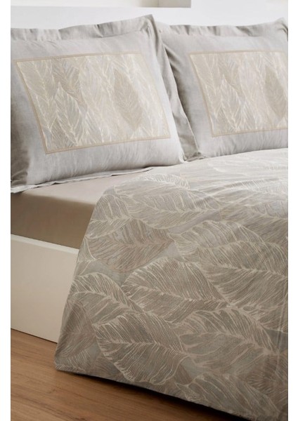 Özdilek Çift Kişilik Ranforce Nev Takımı Folha De Ouro Bej modelleri