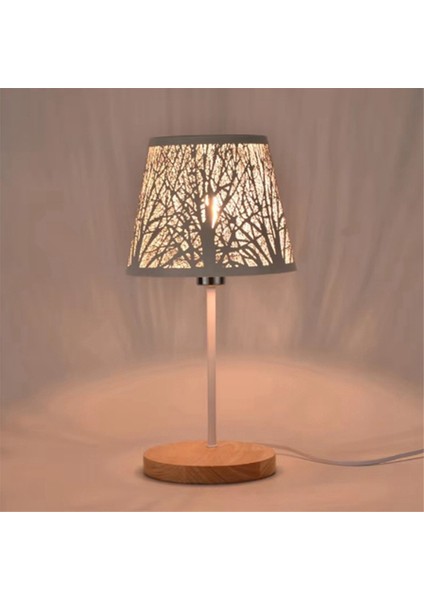 Masa Lambası, Namlu Metal Abajur ve Tabanda Kolye Lambası Duvar Lambası Için Uygun Ağaç Desenli Taban Beyaz Ab Fiş (Yurt Dışından) indirimleri