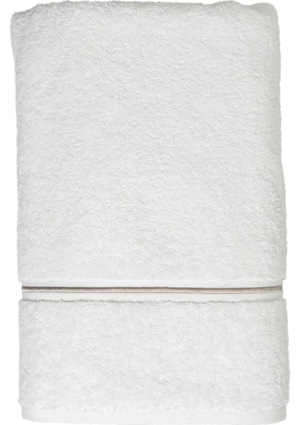 Petunia Pima Beyaz Taş Pamuklu Banyo Havlusu 90 x 150 cm
