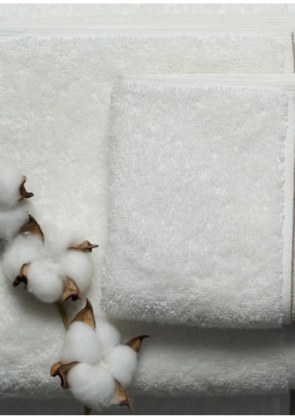 Petunia Pima Beyaz Taş Pamuklu Banyo Havlusu 90 x 150 cm modelleri