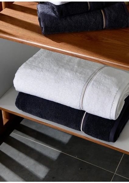 Petunia Pima Beyaz Taş Pamuklu Banyo Havlusu 90 x 150 cm indirimleri