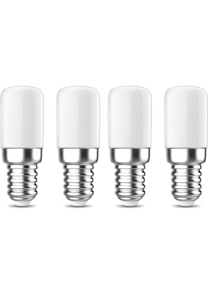 Buzdolabı Ampulü, 1.5W E14 LED Ampul, 150LM Serin Beyaz 3000K Enerji Tasarrufu Ampulleri, Buzdolabı Için, Ocak Kaputu 4 Paketi (Yurt Dışından)
