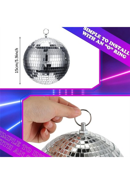 Hafif ve Disko Ball-Battergy Disco Ball Light, Noel Partisi, Dj Club Party Malzemeleri ile Disko Top Dekoru (Yurt Dışından) modelleri