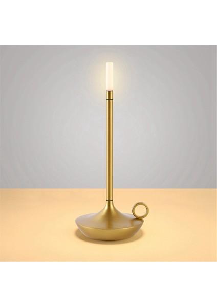 Aladdin Mum Işığı Kamp Masa Lambası Şarj Edilebilir Kamp Sıcak Işık Mum Lambası Akşam Yemeği Atmosfer Masa Lambası Siyah (Yurt Dışından) modelleri