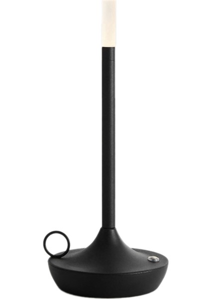 Aladdin Mum Işığı Kamp Masa Lambası Şarj Edilebilir Kamp Sıcak Işık Mum Lambası Akşam Yemeği Atmosfer Masa Lambası Siyah (Yurt Dışından) indirimleri