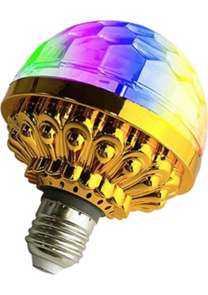6pcs Renkli Dönen Sihirli Top Lambası Rgb LED Soketsiz LED Dans Partileri Için Disko Topu Dj Atmosfer Işık (Yurt Dışından) modelleri