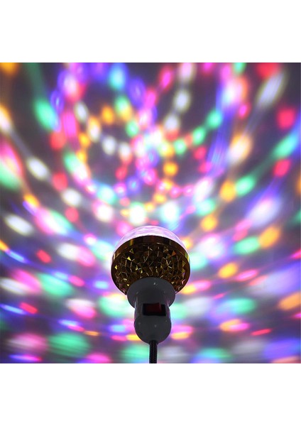 6pcs Renkli Dönen Sihirli Top Lambası Rgb LED Soketsiz LED Dans Partileri Için Disko Topu Dj Atmosfer Işık (Yurt Dışından) fırsatları