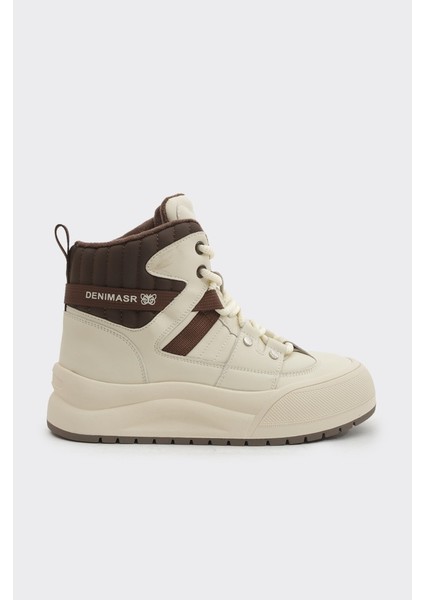 Bağcıklı Yüksek Taban Kadın Bot