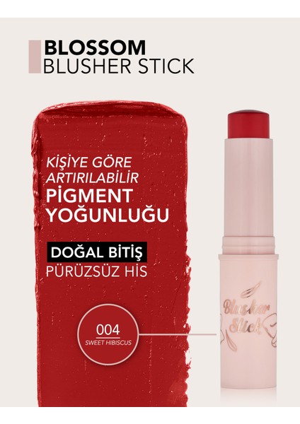 Blossom Hafif Yapılı & Doğal Bitişli Kat Kat Uygulanabilir Stick Allık modelleri
