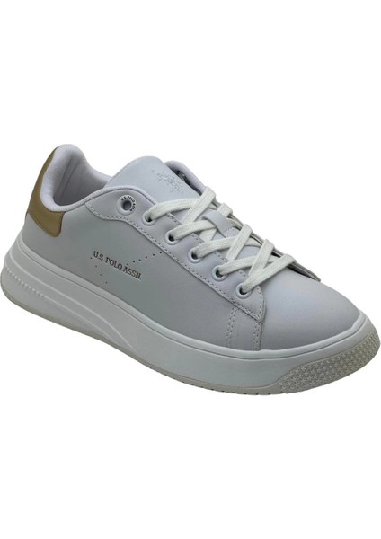 U.s.polo Assn. Yuna Kadin Ayakkabi - Beyaz Altin