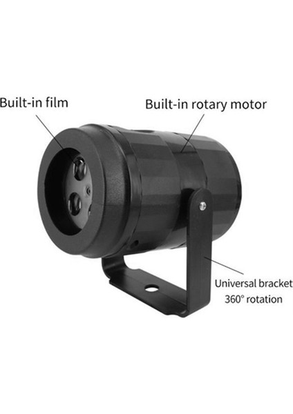 Noel Projektör Işıkları Kapalı 16 Desen LED Projektör Işık USB 5V Güç Aşama Işığı (Yurt Dışından) modelleri