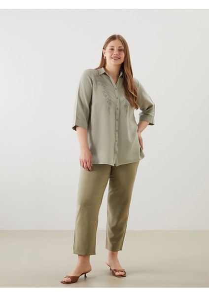 Yeni Sezon Beli Lastikli Havuç Kesim Kadın Pantolon modelleri