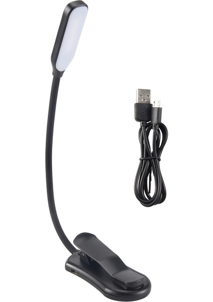 Şarj Edilebilir Kitap Işık Mini 7 LED Okuma Işık 3 Seviyeli Sıcak Beyaz Esnek Kolay Klip Lamba Okuma Gece Okuma Lambası (Yurt Dışından) fiyatları