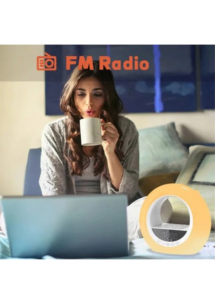 Gündoğumu Çalar Saat Hafif Uyuyanlar Yatak Odası Uyku Yardımı Için Işık Masa Saati ile Hafif Saat Uyandır (Yurt Dışından) indirimleri