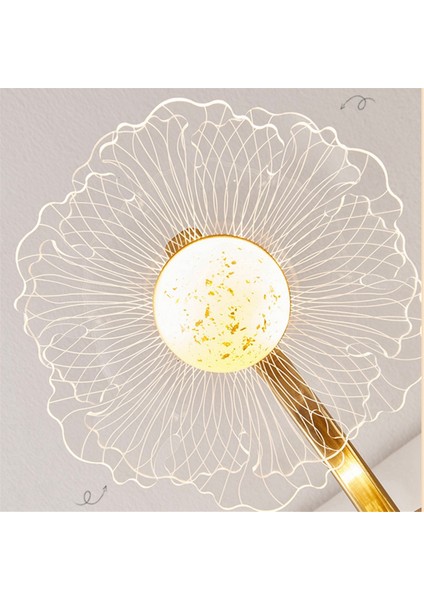 Yaratıcı Akrilik Ayçiçeği Masa Lambası LED Yatak Odası Atmosferi Dekoratif USB Başucu Lambası (Yurt Dışından) fırsatları