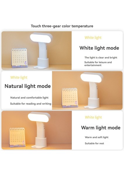 LED Masa Lambası Dimmablesa Taşınabilir Lamba USB Şarj 3 Renk Sıcaklığı Okuma Işığı Asabilir ve Ayakta Lambalar (Yurt Dışından) fiyatları