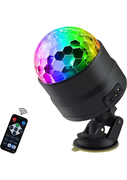 USB LED Çubuk Aşaması Rgb Mini Dj Disko Lights Ball Sound Party Projektör Araba Evi Ktv Ses Aktifi (Elektrik) (Yurt Dışından)
